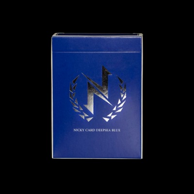 니키카드v2 딥씨블루 실버엣지 (한정판) 커스텀 플레잉 카드